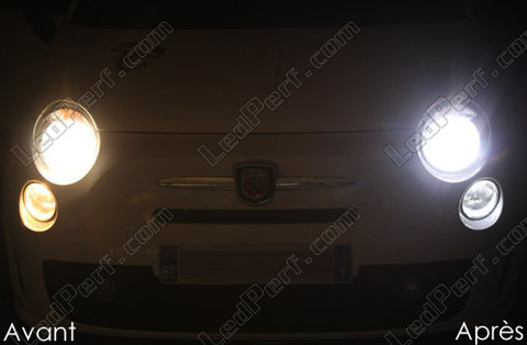 Led koplampen Fiat 500