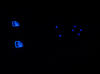 Ledverlichting Knoppen raambediening en instelling achteruitkijkspiegels blauw Fiat Grande Punto Evo