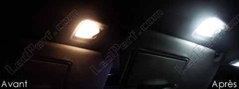 Ledlamp bij spiegel op de zonneklep Ford C Max