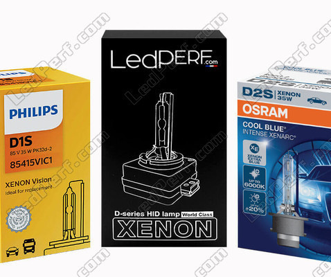 Oorsponkelijke lamp Xenon voor Ford C-MAX MK2, Osram-, Philips- en LedPerf-merken beschikbaar in: 4300K, 5000K, 6000K en 7000K