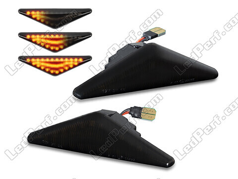 Dynamische LED zijknipperlichten voor Ford Mondeo MK3 - Gerookte zwarte versie