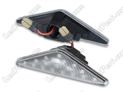 Zijaanzicht van de sequentiële LED zijknipperlichten voor Ford Mondeo MK3 - Transparante versie