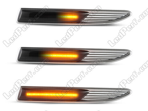 Verlichting van de dynamische LED zijknipperlichten voor Ford Mondeo MK4 - Zwarte versie