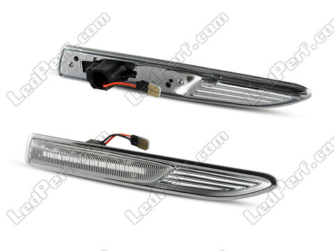 Zijaanzicht van de sequentiële LED zijknipperlichten voor Ford Mondeo MK4 - Transparante versie