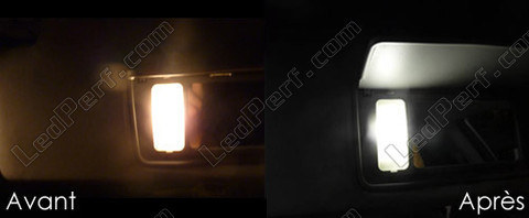 Ledlamp bij spiegel op de zonneklep Honda Civic 8G