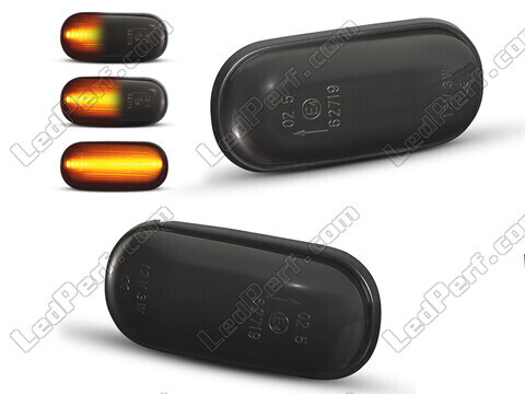 Dynamische LED zijknipperlichten voor Honda Prelude 5G - Gerookte zwarte versie