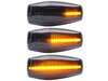 Verlichting van de dynamische LED zijknipperlichten voor Hyundai Getz - Zwarte versie