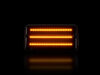 Maximale verlichting van de dynamische LED zijknipperlichten voor Jeep Wrangler II (TJ)