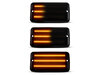 Verlichting van de dynamische LED zijknipperlichten voor Jeep Wrangler II (TJ) - Zwarte versie
