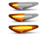 Verlichting van de sequentiële LED zijknipperlichten voor Mazda 5 phase 2 - Transparante versie