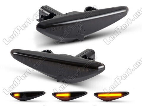 Dynamische LED zijknipperlichten voor Mazda 6 - Gerookte zwarte versie