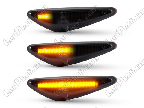 Verlichting van de dynamische LED zijknipperlichten voor Mazda 6 - Zwarte versie