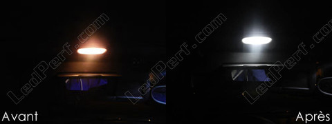 Ledlamp bij spiegel op de zonneklep Mercedes SLK R171