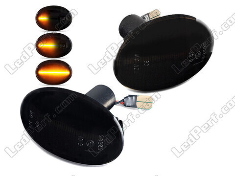 Dynamische LED zijknipperlichten voor Mini Cabriolet III (R57) - Gerookte zwarte versie