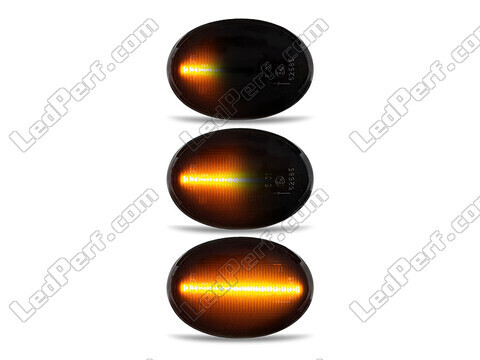 Verlichting van de dynamische LED zijknipperlichten voor Mini Cabriolet III (R57) - Zwarte versie