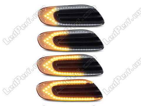 Verlichting van de sequentiële LED zijknipperlichten voor Mini Cabriolet IV (F57) - Transparante versie