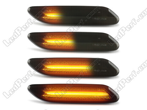 Verlichting van de dynamische LED zijknipperlichten voor Mini Countryman (R60) - Zwarte versie
