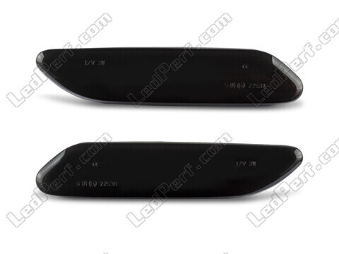 Vooraanzicht van de dynamische LED zijknipperlichten voor Mini Countryman (R60) - Gerookte zwarte kleur