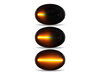 Verlichting van de dynamische LED zijknipperlichten voor Mini Coupé (R58) - Zwarte versie