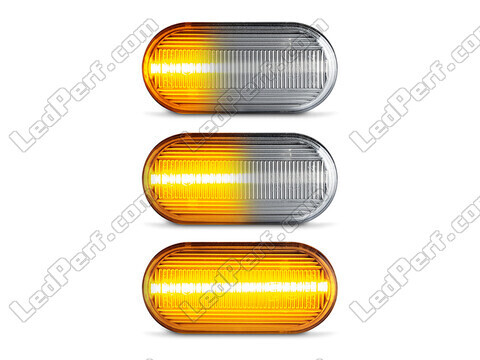 Verlichting van de sequentiële LED zijknipperlichten voor Nissan 350Z - Transparante versie