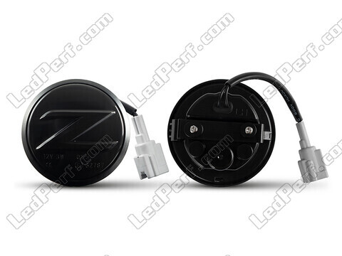 Connector van de dynamische LED zijknipperlichten voor Nissan 370Z - Gerookte zwarte versie