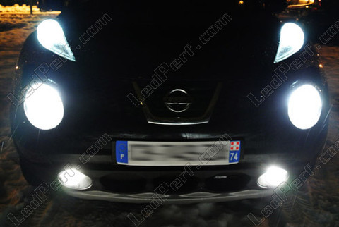 lamp koplampen/koplampen op gas Xenon Nissan Juke 5000K Michiba Diamond white Led