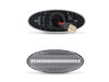 Connectoren van de sequentiële LED zijknipperlichten voor Nissan Leaf - Transparante versie