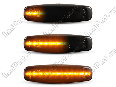 Verlichting van de dynamische LED zijknipperlichten voor Nissan Murano II - Zwarte versie