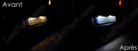 Led nummerplaat Opel Astra H