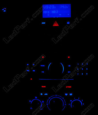 Led console blauw Opel Astra H sport
