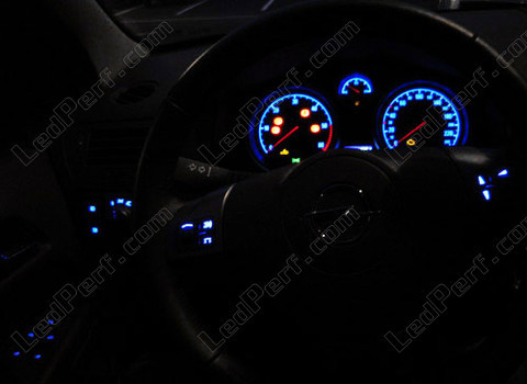 Led teller blauw Opel Astra H cosmos