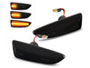 Dynamische LED zijknipperlichten voor Opel Insignia B - Gerookte zwarte versie