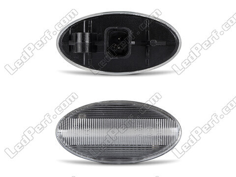 Connectoren van de sequentiële LED zijknipperlichten voor Peugeot 206+ - Transparante versie