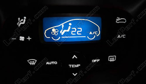 Automatische led airconditioning wit Peugeot 206 en 307