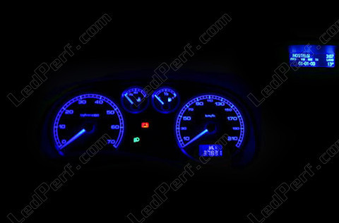 Led dashboard blauw Peugeot 307