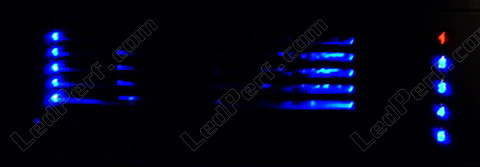 Led lader CD-speler Blaupunkt Peugeot 307 blauw