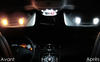 Ledlamp bij spiegel op de zonneklep Peugeot 308 Rcz