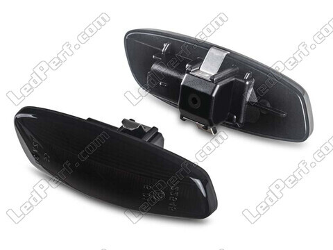 Zijaanzicht van de dynamische LED zijknipperlichten voor Peugeot RCZ - Gerookte zwarte versie
