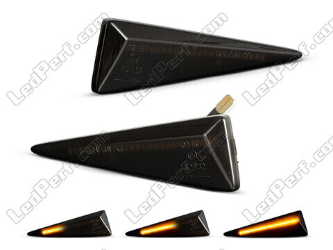 Dynamische LED zijknipperlichten voor Renault Avantime - Gerookte zwarte versie