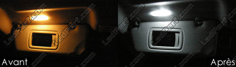 Ledlamp bij spiegel op de zonneklep Renault Laguna 3