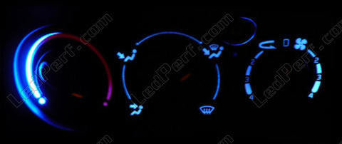 Led console van Ventilatie blauw Renault Megane 1 phase 2 fase 2