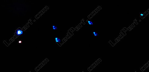 Led Knoppen raammechanisme blauw Renault Modus