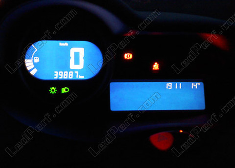 Led dashboard blauw Renault Twingo 2