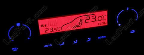 Led automatische airco blauw Seat Ibiza 6L