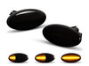 Dynamische LED zijknipperlichten voor Subaru Forester II - Gerookte zwarte versie
