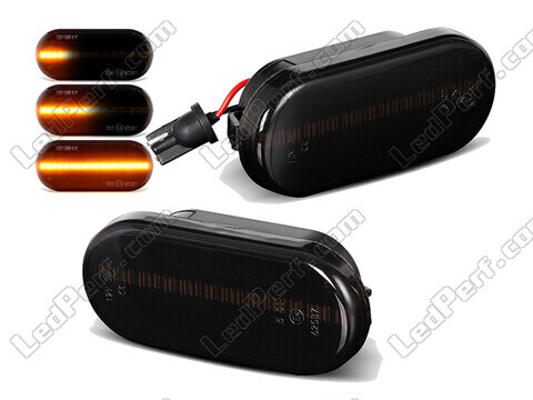 Dynamische LED zijknipperlichten voor Volkswagen Bora - Gerookte zwarte versie