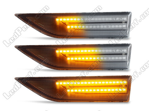 Verlichting van de sequentiële LED zijknipperlichten voor Volkswagen Caddy IV - Transparante versie