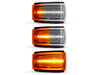 Verlichting van de sequentiële LED zijknipperlichten voor Volvo S40 - Transparante versie
