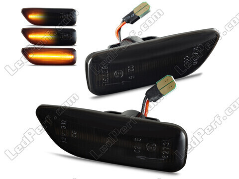 Dynamische LED zijknipperlichten voor Volvo S60 D5 - Gerookte zwarte versie
