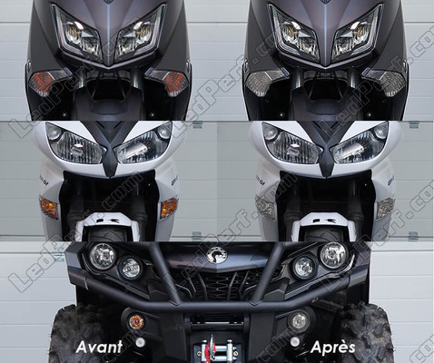 Led Knipperlichten voor Harley-Davidson Forty-eight XL 1200 X (2010 - 2015) (2010 - 2015) voor en achter